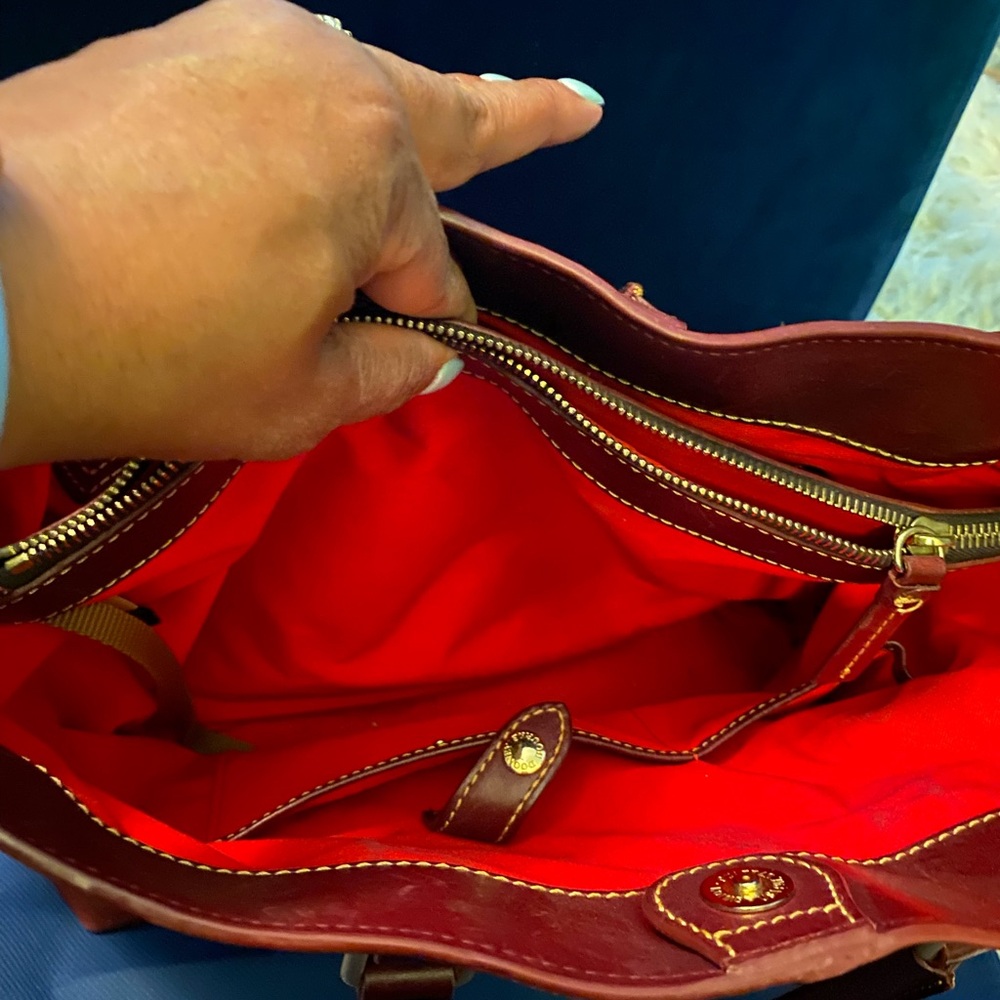 Dooney and Bourke florentine leather satchel - Picture 5 of 10